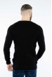 Стильный мужской джемпер  520F1103 черный