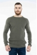 Стильный мужской джемпер  520F1103 хаки