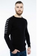 Стильный мужской джемпер  520F1103 черный