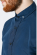 Рубашка мужская однотонная 333F007 синий