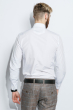 Рубашка мужская однотонная 333F007 белый