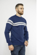 Стильный мужской свитер 85F324 синий