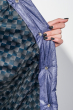 Пальто женское на кнопках, теплое, принт меланж 69PD978 джинс меланж