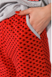 Пижама женская 107P3558 серо-красный
