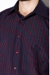 Рубашка мужская 120PAR103-1 темно-синий / бордо
