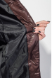 Пальто женское на завязках 69PD1058 шоколадный