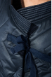 Пальто женское на завязках 69PD1058 темно-синий