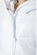 Куртка женская удлиненная, с глубоким капюшоном 69PD811 белый