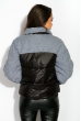 Куртка женская 120PSKL6118 черно-сизый