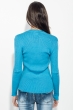 Свитер женский с круглым вырезом 212F058 голубой