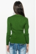 Свитер женский с круглым вырезом 212F058 зеленый