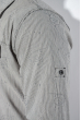 Рубашка в мелкую полоску 199P5909 бело-серый