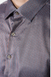 Рубашка мужская легкая, с принтом 50PD6225 сине-красный