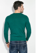 Пуловер мужской с перфорацией 169V002-1 изумрудный