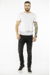 Модные мужские джинсы 166P8964 антрацит