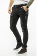 Модные мужские джинсы 166P8964 антрацит
