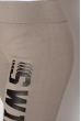 Лосины спортивные женские с надписью 636F004 серый