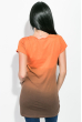Платье  женское летнее, декорированная змейкой  81P1245 оранжевый