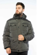 Куртка с накладными карманами 157P11055-1 грифельный