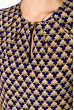 Блуза женская 118P129-2 бежево-синий