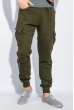 Брюки мужские спортивные с карманами 423F002 хаки