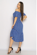 Платье в мелкий цветочек 632F010-1 синий