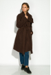 Пальто 110P706 коричневый