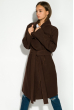 Пальто 110P706 коричневый