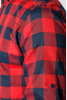 Рубашка мужская летняя 333F009 сине-красный