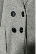 Кардиган женский, на пуговицах 64PD307 серый , петля