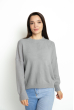 Свитер однотонный 777A017-1 светло-серый