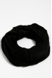Вязаный однотонный женский шарф 120PROS709 черный