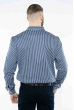 Рубашка в полоску 511F054 темно-синий / белый