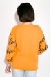 Свитшот женский, с надписями 32P044 оранжевый