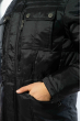 Куртка мужская с капюшоном 157P10213 черный