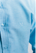 Рубашка мужская классика 333F002 бледно-васильковый