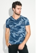 Модная мужская милитари принт 168F025-1 сине-сизый