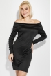 Платье с открытыми плечами 78PD4002 черный