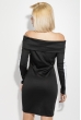 Платье с открытыми плечами 78PD4002 черный
