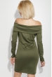 Платье с открытыми плечами 78PD4002 хаки