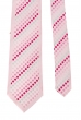 Галстук мужской классический, с цветовым акцентом 50PA0003 розовый