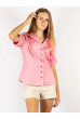 Рубашка женская 257P014 розовый