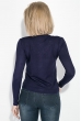 Кофта женская декорированная пуговицами 81PD161 темно-синий