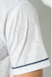 Рубашка мужская светлая с принтом 50P2239-2 белый