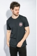 Футболка мужская стильная 168F032 чернильный