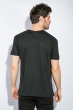 Футболка мужская стильная 168F032 черный