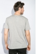 Футболка мужская стильная 168F032 светло-серый