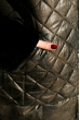 Пуховик женский с меховыми вставками на рукаве 127PZ18-270 светло-коричневый / черный