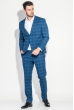 Костюм мужской двойка 492F002 серо-синий