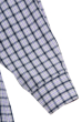 Рубашка мужская (батал) в клетку, повседневная 50PD21447-3 фиолетово-серый